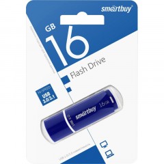 Флеш-память Smartbuy UFD 3.0/3.1 16GB Crown Blue (SB16GBCRW-Bl) - фото 3