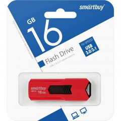 Флеш-память Smartbuy UFD 3.0/3.1 16GB STREAM Red (SB16GBST-R3) - фото 4