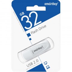 Флеш-память Smartbuy UFD 3.0/3.1 32GB Scout White (SB032GB3SCW) - фото 4