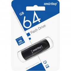 Флеш-память Smartbuy UFD 3.0/3.1 64GB Scout Black (SB064GB3SCK) - фото 5
