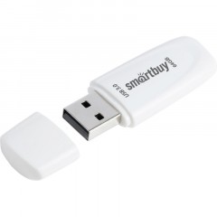 Флеш-память Smartbuy UFD 3.0/3.1 64GB Scout White (SB064GB3SCW) - фото 2