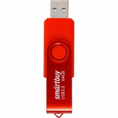 Флеш-память Smartbuy UFD 3.0/3.1 64GB Twist Red (SB064GB3TWR) - фото 2