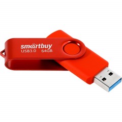 Флеш-память Smartbuy UFD 3.0/3.1 64GB Twist Red (SB064GB3TWR) - фото 3