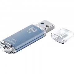 Флеш-память Smartbuy UFD 3.0/3.1 64GB V-Cut Blue (SB64GBVC-B3) Флеш-память Smartbuy UFD 3.0/3.1 64GB V-Cut Blue (SB64GBVC-B3) - фото 3
