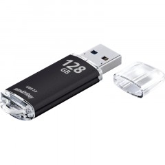 Флеш-память Smartbuy UFD 3.0/3.1 128GB V-Cut Black (SB128GBVC-K3) - фото 2