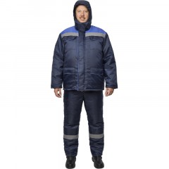 Костюм рабочий зимний муж з12-КПК с СОП син/вас оксф 48-50/182-188 Костюм рабочий зимний муж з12-КПК с СОП син/вас оксф 48-50/182-188 - фото 6
