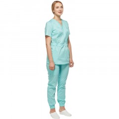 Костюм для медицинского персонала жен. М24 КБР бирюзовый 40 (158-164) Костюм для медицинского персонала жен. М24 КБР бирюзовый 40 (158-164) - фото 10