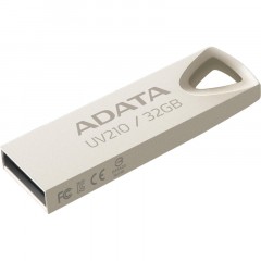 Флеш-память ADATA 32GB AUV210-32G-RGD SILVER - фото 2