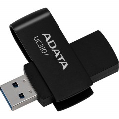 Флеш-память ADATA 128GB UC310-128G-RBK BLACK\GR - фото 2