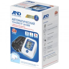 Тонометр AND UA-888AC  стандартная манжета 23-37, с адаптером - фото 2