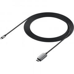 Кабель Satechi USB-C To HDMI 2.1 8K Cable. Цвет: серый космос - фото 3