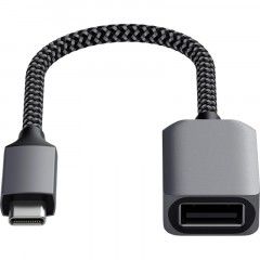Кабель адаптер Satechi USB-C to USB 3.0. Цвет серый космос - фото 2