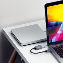 Кабель адаптер Satechi USB-C to USB 3.0. Цвет серый космос - фото 6