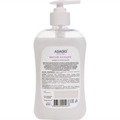 Крем-мыло АДАЖИО 500мл Белая акация с дозатором (белое) - фото 2