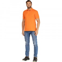 Рубашка Поло (190г.) кор.рукав оранж. (XXL) Рубашка Поло (190г.) кор.рукав оранж. (XXL) - фото 3