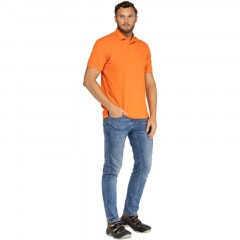 Рубашка Поло (190г.) кор.рукав оранж. (XXL) Рубашка Поло (190г.) кор.рукав оранж. (XXL) - фото 4