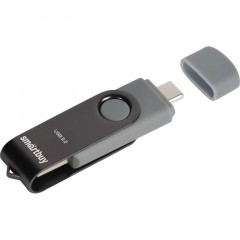 Флеш-память Smartbuy UFD 3.0/3.1 064GB Type-C/Type-A (SB064GB3DUOTWK) - фото 3