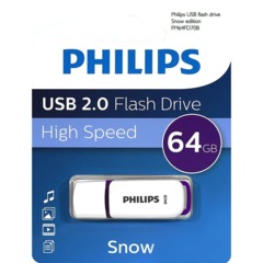 Флеш-память PHILIPS SNOW2.0 64GB, USB 2.0 - фото 4