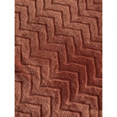 Плед микрофибра Luscan, фактура кофейный 200х220 - фото 7