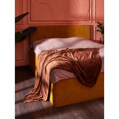 Плед микрофибра Luscan, фактура кофейный 200х220 - фото 8