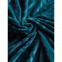 Плед микрофибра Luscan, фактура изумрудный 200х220 - фото 7