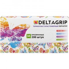 Перчатки одноразовые DELTAGRIP TPE цвет прозрачный 200шт/уп р.M ПС - фото 9