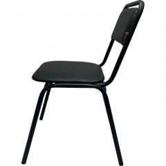 Стул КО_Echair РС01.00.42 каркас черный, к/з черный 201 - фото 3