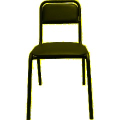Стул КО_Echair РС01.00.42 каркас черный, к/з черный 201 - фото 5
