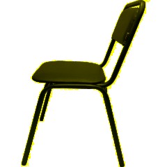 Стул КО_Echair РС01.00.42 каркас черный, к/з черный 201 - фото 6