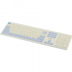 Набор клавиатура+мышь Acer OCC205(ZL.ACCEE.00C)/белый/голубой/slim - фото 3