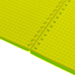 Блокнот на спирали А4 80л  Attache клетка, обложка Plastic - фото 7