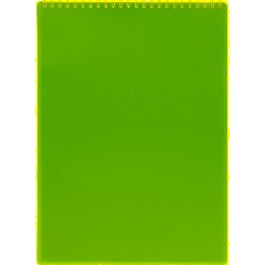 Блокнот на спирали А4 80л  Attache клетка, обложка Plastic - фото 8