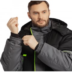 Костюм рабочий зимний муж з43-КПК сер/чер (р.56-58) 158-164 (серия З) Костюм рабочий зимний муж з43-КПК сер/чер (р.56-58) 158-164 (серия З) - фото 15