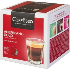 Кофе в капсулах Coffesso Americano Gold Dolce Gusto 16 шт/уп (DG)