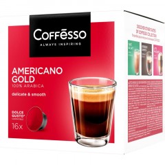 Кофе в капсулах Coffesso Americano Gold Dolce Gusto 16 шт/уп (DG) - фото 4