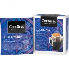 Кофе Coffesso Colombia Tinto дрип-пакет 5 шт/уп Кофе Coffesso Colombia Tinto дрип-пакет 5 шт/уп - фото 2