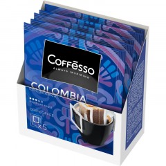 Кофе Coffesso Colombia Tinto дрип-пакет 5 шт/уп Кофе Coffesso Colombia Tinto дрип-пакет 5 шт/уп - фото 3