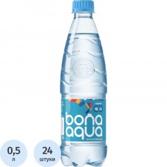 Вода питьевая Bona Aqua негаз ПЭТ 0,5л