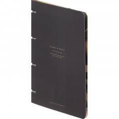 Тетрадь общая, BS, А4, 120л., клетка, кольца, . Flora, черный N4238 Тетрадь общая, BS, А4, 120л., клетка, кольца, . Flora, черный N4238 - фото 2