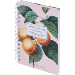 Тетрадь общая, BS, А5, 120л., точка, твердый, спираль. Flora, персики N4211 Тетрадь общая, BS, А5, 120л., точка, твердый, спираль. Flora, персики N4211 - фото 2