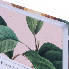 Тетрадь общая, BS, А5, 120л., точка, твердый, спираль. Flora, персики N4211 Тетрадь общая, BS, А5, 120л., точка, твердый, спираль. Flora, персики N4211 - фото 3