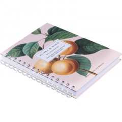Тетрадь общая, BS, А5, 120л., точка, твердый, спираль. Flora, персики N4211 Тетрадь общая, BS, А5, 120л., точка, твердый, спираль. Flora, персики N4211 - фото 4