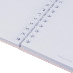 Тетрадь общая, BS, А5, 120л., точка, твердый, спираль. Flora, персики N4211 Тетрадь общая, BS, А5, 120л., точка, твердый, спираль. Flora, персики N4211 - фото 7