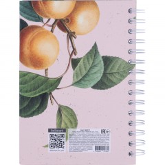 Тетрадь общая, BS, А5, 120л., точка, твердый, спираль. Flora, персики N4211 Тетрадь общая, BS, А5, 120л., точка, твердый, спираль. Flora, персики N4211 - фото 8