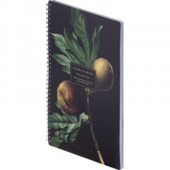 Тетрадь общая, BS, А4, 96л., клетка, мягкий, спираль. Flora, инжир, N4283 Тетрадь общая, BS, А4, 96л., клетка, мягкий, спираль. Flora, инжир, N4283 - фото 2