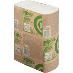 Полотенца бумажные д/дисп. FOCUS Eco Z-сл 1сл 24х21,5см 250л/12пач/уп Полотенца бумажные д/дисп. FOCUS Eco Z-сл 1сл 24х21,5см 250л/12пач/уп - фото 2