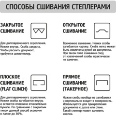 Степлер Deli 24/6 26/6 (25листов) ассорти 100скоб коробка E0414 - фото 11