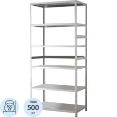 Стеллаж металлический 0MX_ MS Standart 220/100x40/6 полок