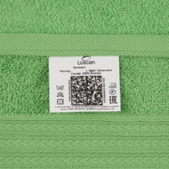Набор полотенец махровых Luscan/бордюр 400г/м2, 50х90 салат, 10шт/уп - фото 4
