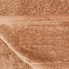 Набор полотенец махровых Luscan/бордюр 400г/м2, 70х140 беж, 5 шт/уп - фото 4